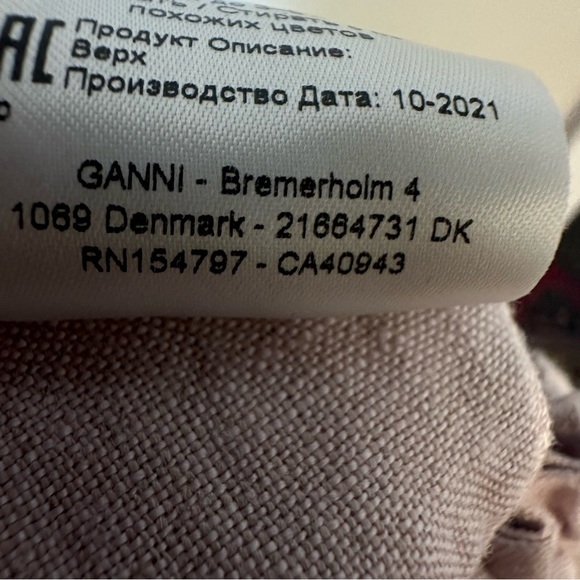 NWT GANNI PURPLE STRAPLESS CROP TOP size 2. Reg $189 - Picture 11 of 11